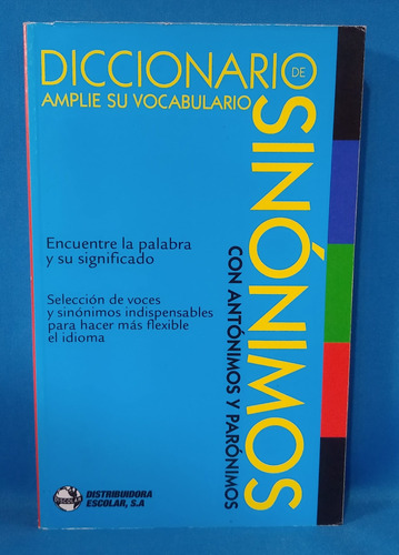 Diccionario Sinónimos-antónimos