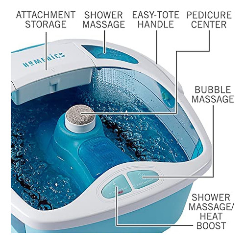 Spa Para Pies Homedics Shower Bliss, Chorro De Masaje En La