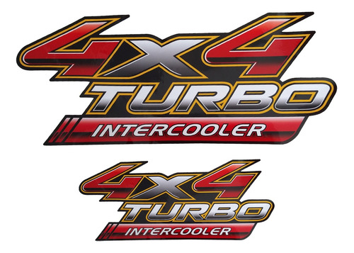 Emblema 4x4 Turbo Intercooler Nissan Frontier Original
