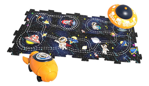 Puzzle Tracks Set Regalos Del Día De Tema Espacial 8 Piezas