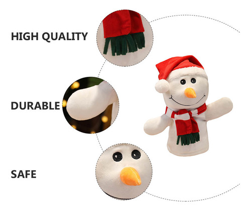 Juguete De Peluche Toys Santa Hand Puppet