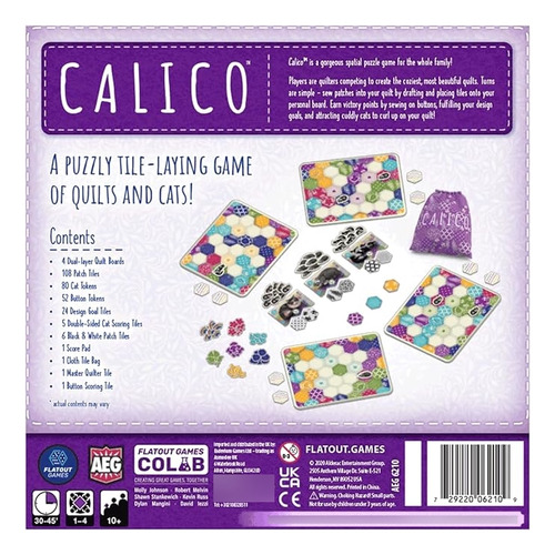 Calico Juego De Mesa Kevin Russ Original
