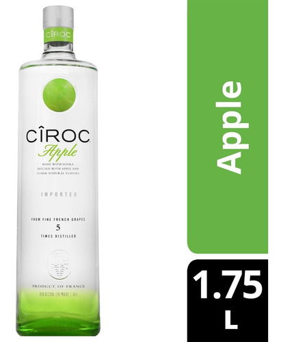 Ciroc Apple Botellón 1750ml Goldbottle