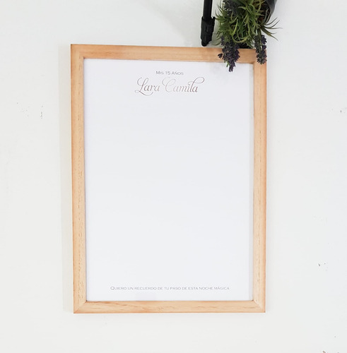 Cuadro De Firmas Para 15 Años Y Casamiento