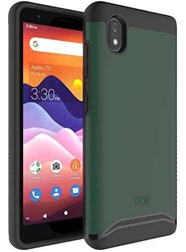 Funda Para Zte Avid 579/zte Blade A3 Joy Color Verde Cazador