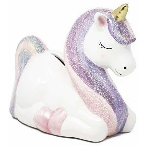 Hapinest Alcancía De Unicornio De Cerámica Regalos Para Niña