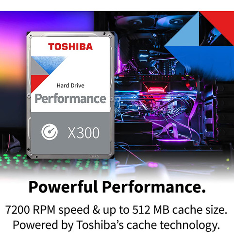 Disco Duro Interno Toshiba X300 De 6tb Para Gaming, 3.5 Sata