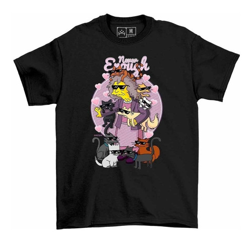 Camiseta Remera Lady Cat Loca De Los Gatos Simpson