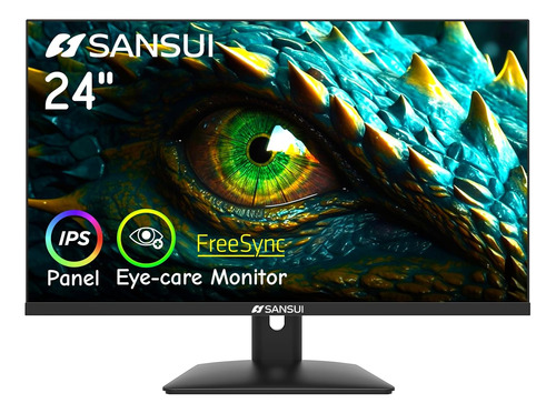 Monitor De Computadora Sansui, Pantalla Ips Eye Care 1080p D