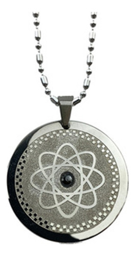 (sl) Collar De Metal Con Colgante Energético Quantum Science