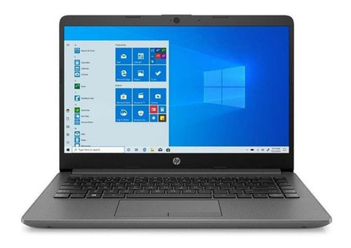 Imagen 1 de 4 de Laptop HP 14-cf2062la gris pizarra 14", Intel Core i3 10110U  4GB de RAM 256GB SSD, Intel UHD Graphics 620 1366x768px Windows 10 Home