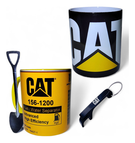 Set De 2 Tazas Cat Con Cuchara + Obsequio 