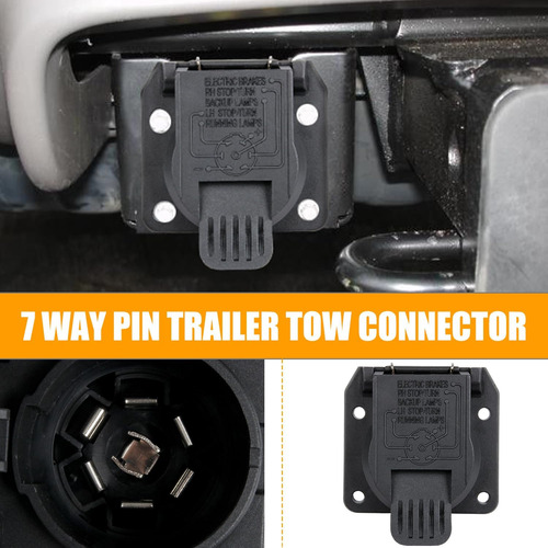 Enchufe De Conector De Remolque De 7 Vías Compatible Con 98-
