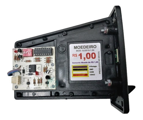 Imagem 4 de 5 de Moedeiro Eletrônico De R$1,00 Com Retorno Jukebox Fliperama