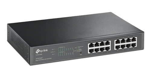 Switch 16 Portas Tp-link Gigabit Tl-sg1016pe 10/100/1000mbps