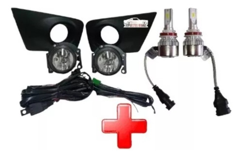 Kit Completo Neblineros Mitsubishi L200 2010-2011 +luces Led