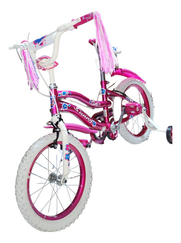 Bicicleta Rosa Con Llantitas Con Envío Gratis R16 Msi