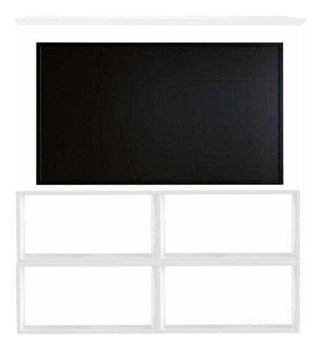 Kit Prateleira E Nichos Decorativos Parede Fixação Invisível