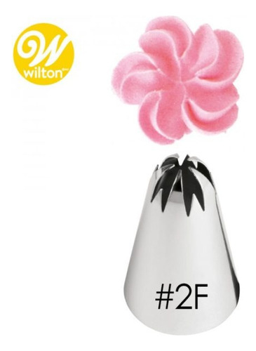 Duya Número 2f / Boquilla de flor de gota #2f Marca Wilton