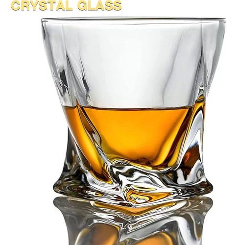 Djjdjjjuego De 4 Vasos De Whisky Mfacoy Old Fashioned (2 Vas