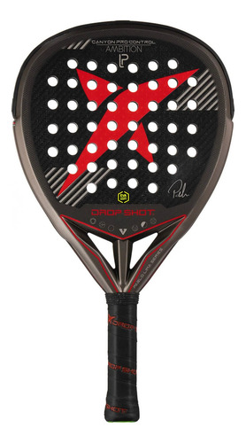 Raquete de padel Drop Shot Canyon Pro Control 2024 cor preta