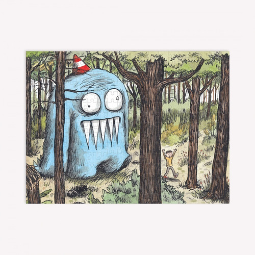 Imagen 2 de 4 de Puzzle Artistas Rompecabezas - Olga En El Bosque - Monoblock
