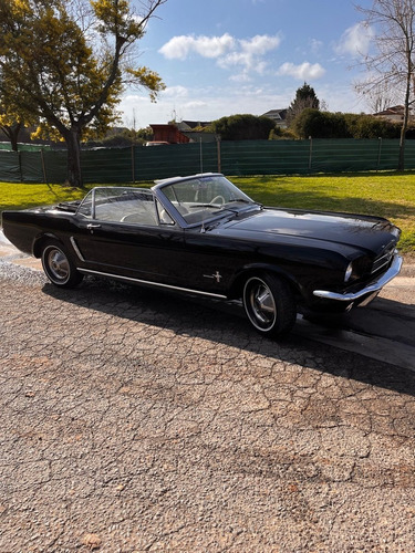 Ford Mustang Descapotable Negro Y Blanco 1965