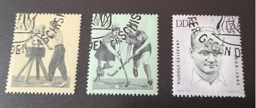 Sello Alemania Ddr - Deportistas Multifacéticos 1963