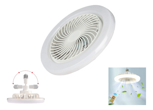 Lámpara Led For Socket Con Ventilador E Telecontrol/premium