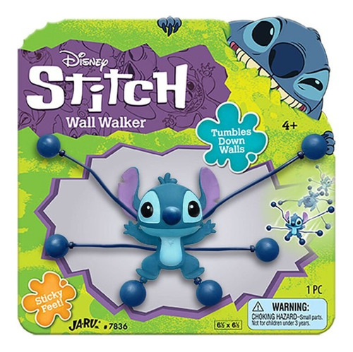 Stitch Disney Pies Pegajosos Juguete Infantil ¡míralo Caer!