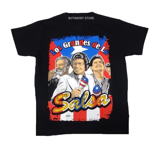 Camiseta Los Grandes De La Salsa, Héctor, Ismael, Frankie.