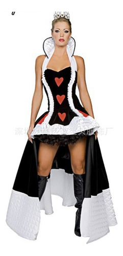 Fantasy Reina De Corazones, Mujer De Corazones, Halloween