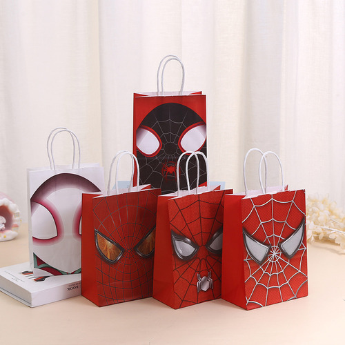 25pzs Bolsas De Dulces Spider-man Fiesta Regalos Cumpleaños