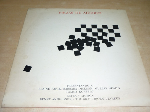 Benny Andersson Abba Piezas De Ajedrez Lp 1986 Como  Jcd055