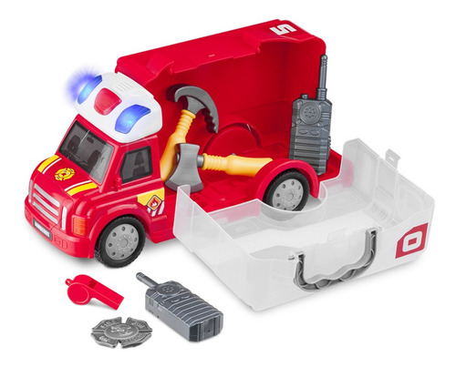 Caminhão De Bombeiro Workshop Junior Truck Multikids - Br898