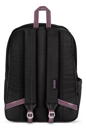 Mochila Jansport 100% Ecologica Unisex Moda Restore Pack Color Negro Diseño De La Tela Liso