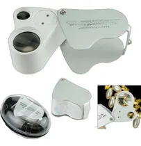 Comprar 60 X 30 X Aumento Lazo Lupa Joyero Ojo Lupa Lente Luz Led 2 