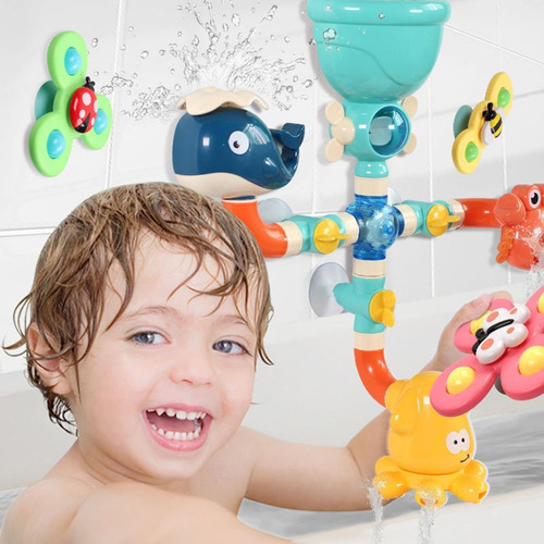 Imagem 3 de 6 de Brinquedos De Banho De Bebê Banheira Ventosa Toy Safe Materi