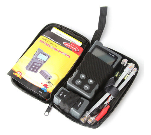Probador De Cable De Red Lcd Multifuncional Poe Checker En