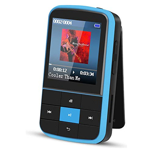 Clip De Reproductor De Mp3 16gb Bluetooth Reproductor D...