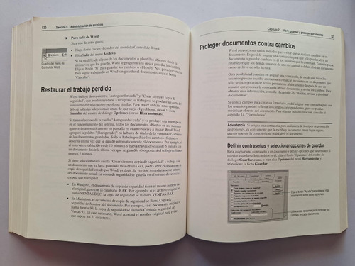 Manual Del Usuario Microsoft Word - 1993 (Usado)