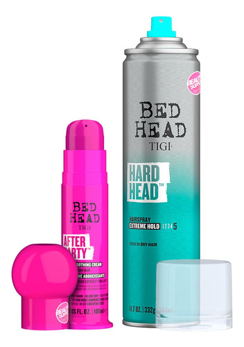 Fijador Tigi Bed Head Y Crema De Peinar Curl Rock De Rulos