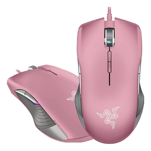 Mouse Gaming Razer Lancehead Ambidiestro 16000 Dpi Rosado