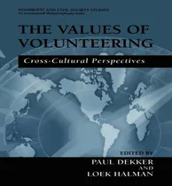 Comprar Libro The Values Of Volunteering : Cross-cultural Perspec...