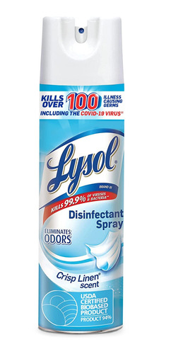 Lysol Spray Desinfectante, Desinfectante Y Antibacteriano, .