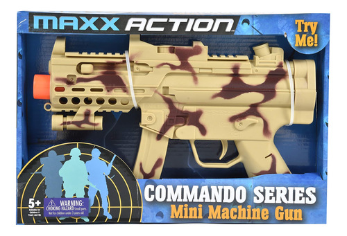 Maxx Acción:minimáquina Táctica Con Pistola, Con Luces Y.