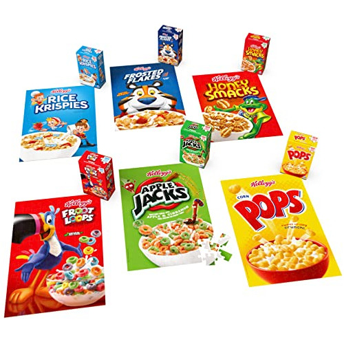 Kellogg's, Rompecabezas Fun Pack 6 Cajas De Cereal Cuad...