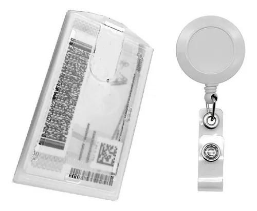 Porta Tarjetas Identificativas, Colgantes de Tarjetas de Identificación con  Lanyard, Extensible Portatarjetas ID Card Badges Holder Extensible con