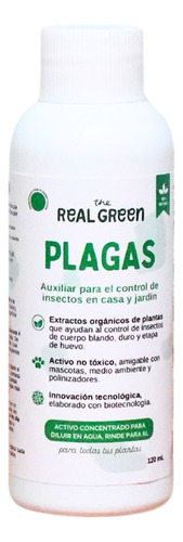 Insecticida Orgánico Auxiliar Plagas The Real Green 120 Ml