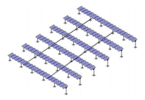 Seguidor Solar Mexico, Mxtkp-001, 120celdas,1650x992mm, 120 Color Azul